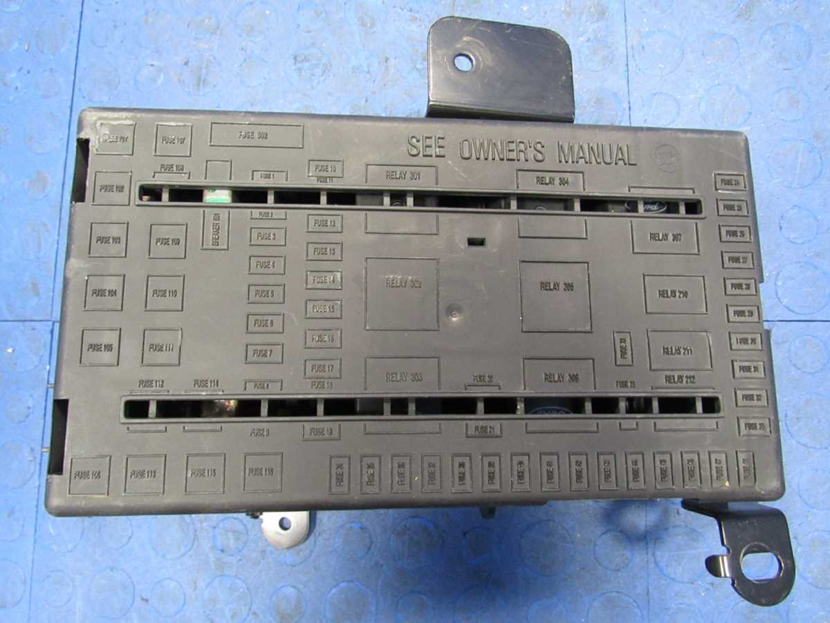 2002 f350 fuse box diagram under dash