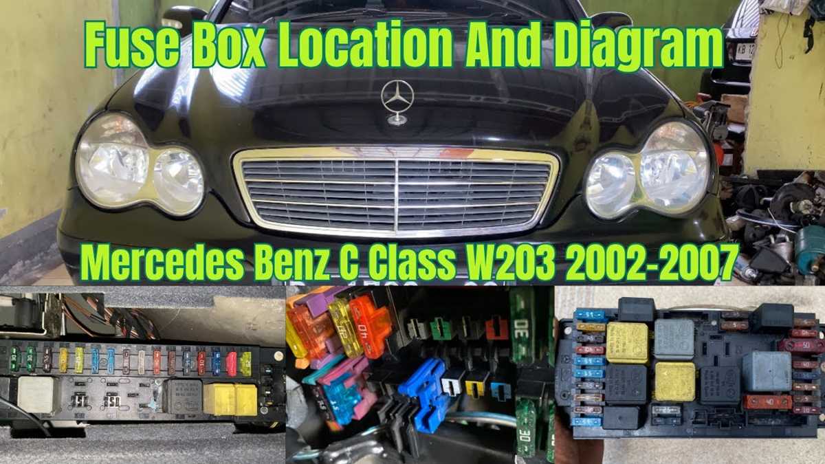 2002 mercedes clk 320 fuse box diagram