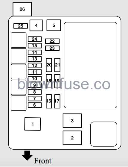 2002 mitsubishi eclipse fuse diagram