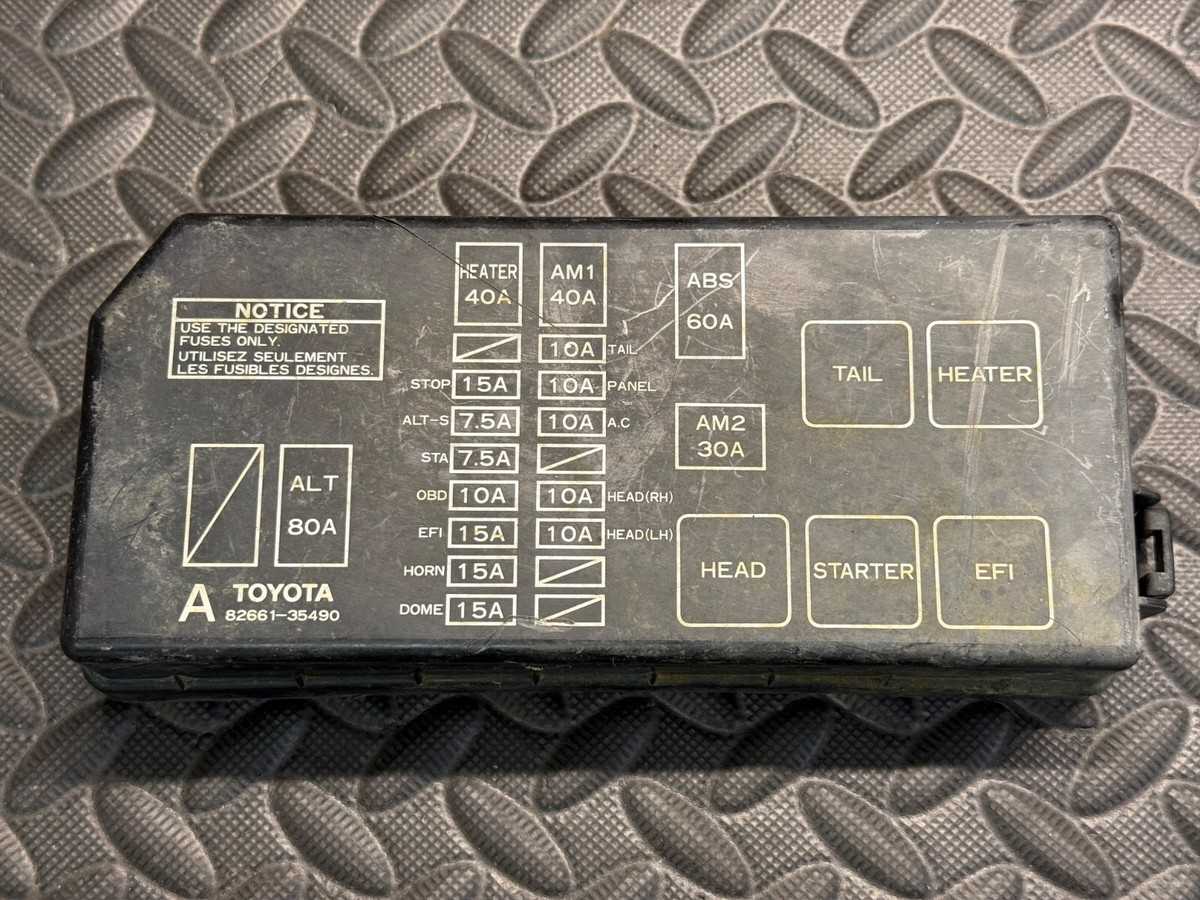 2002 toyota 4runner fuse box diagram