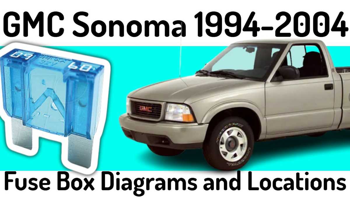2003 gmc sonoma fuse box diagram