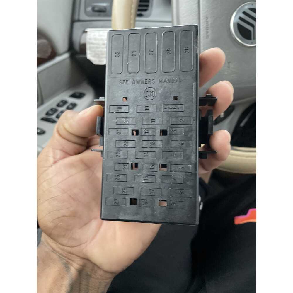 2003 grand marquis fuse diagram