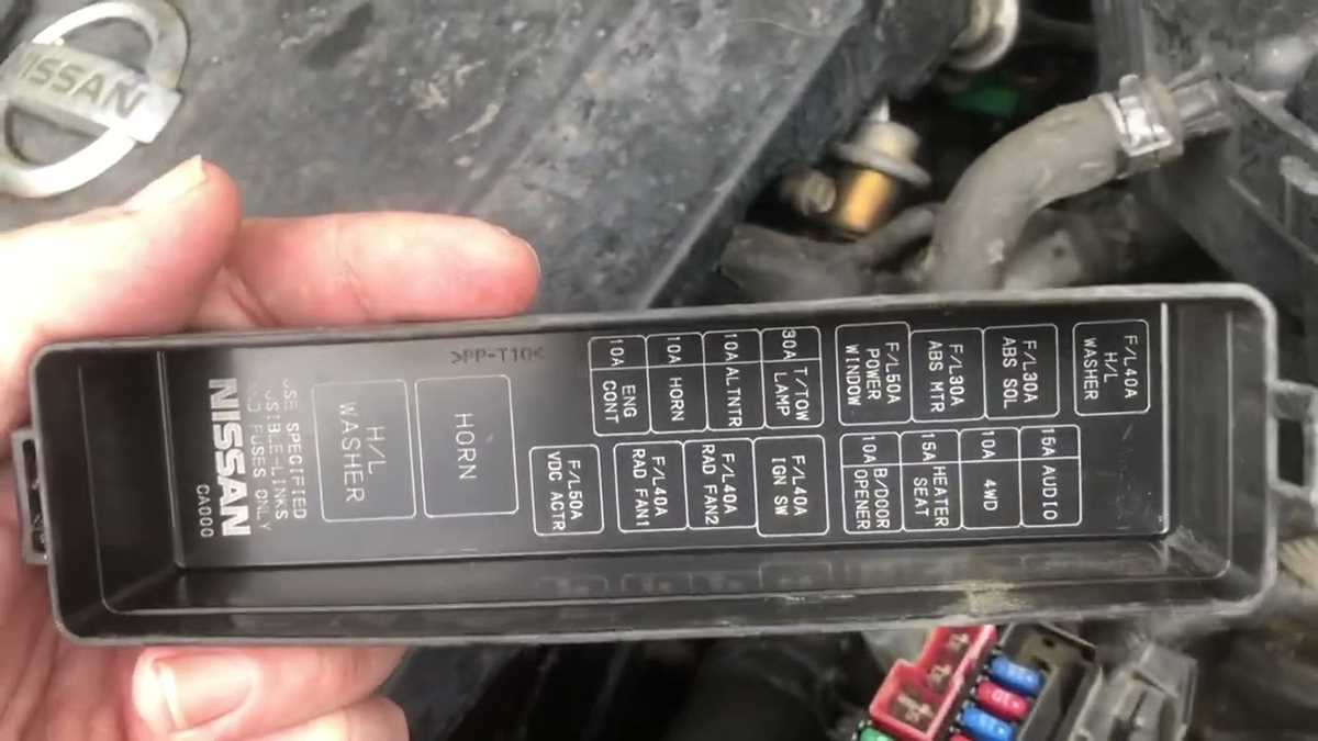 2003 nissan murano fuse box diagram