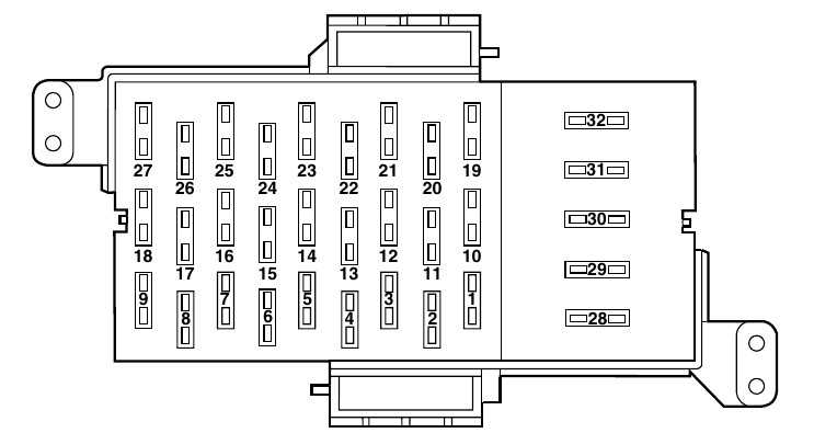 2003 crown vic fuse diagram