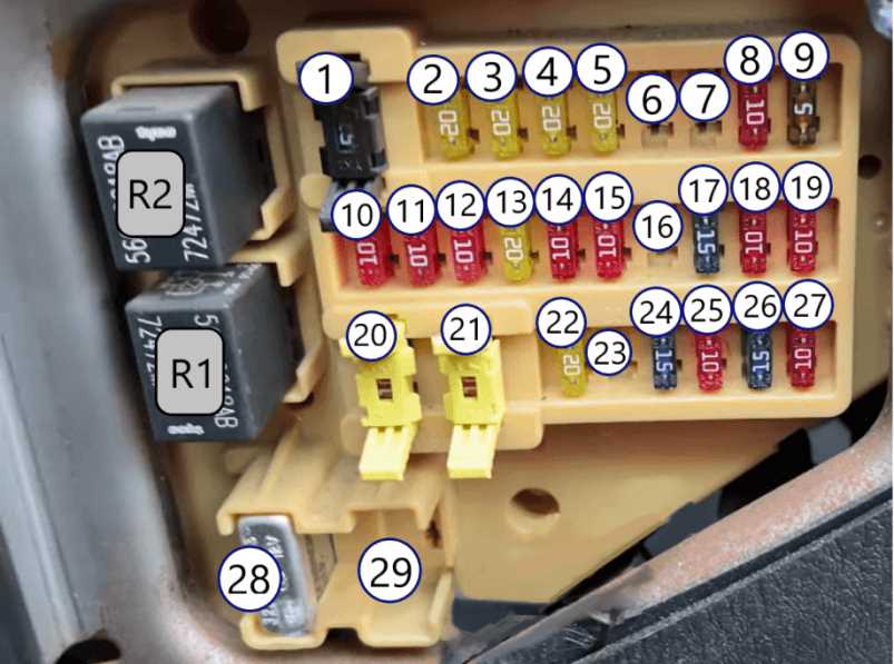 2003 dodge dakota fuse diagram