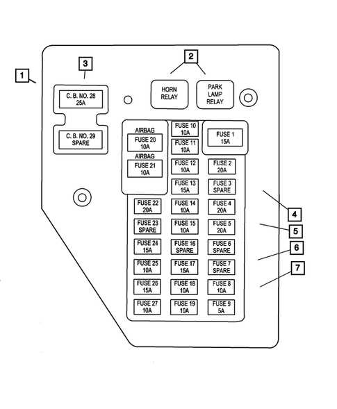 2003 dodge neon fuse diagram