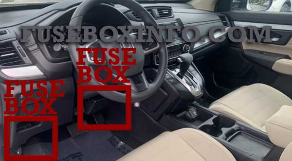 2003 honda crv interior fuse box diagram