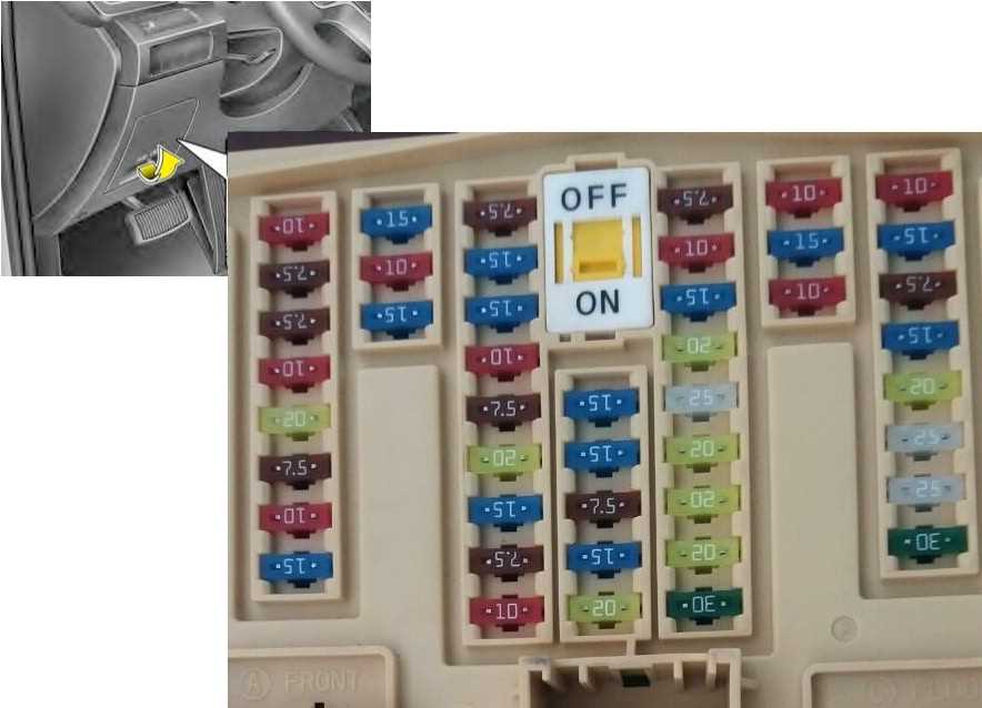 2003 hyundai santa fe interior fuse box diagram