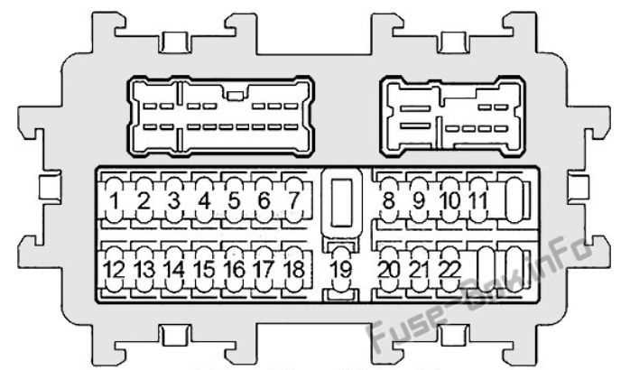2003 infiniti i35 fuse box diagram
