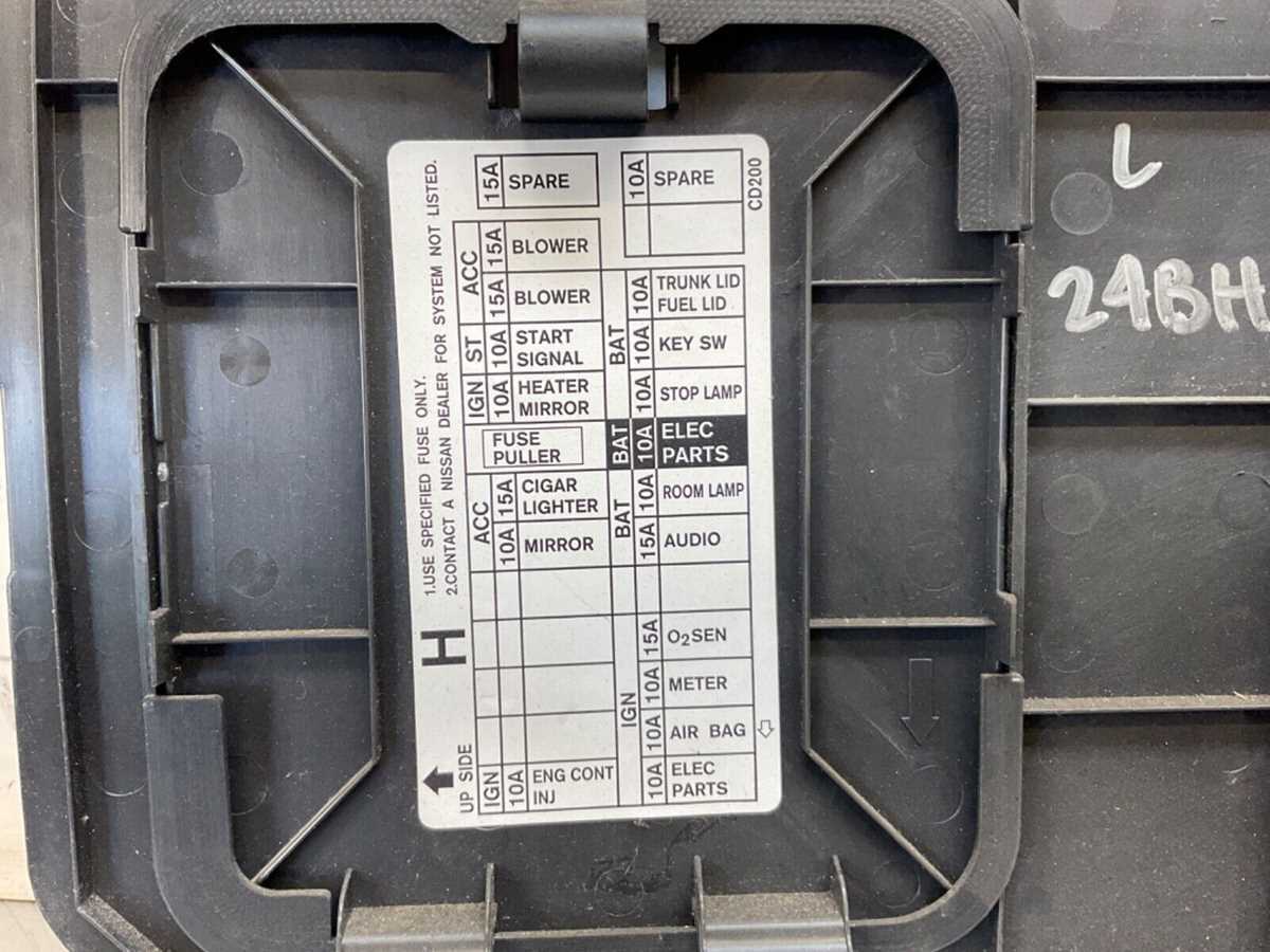 2003 nissan 350z fuse diagram