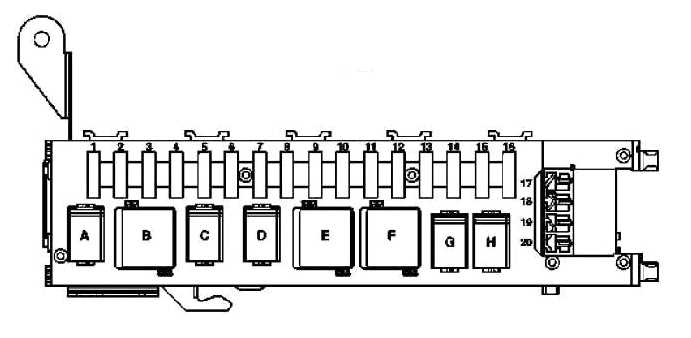 2004 mercedes c240 fuse box diagram
