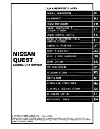 2004 nissan quest fuse diagram
