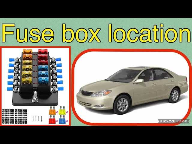 2004 toyota camry fuse diagram