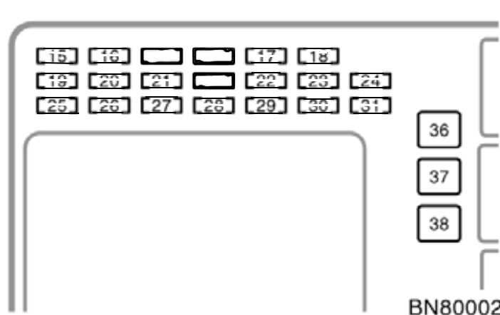 2004 toyota corolla le fuse box diagram