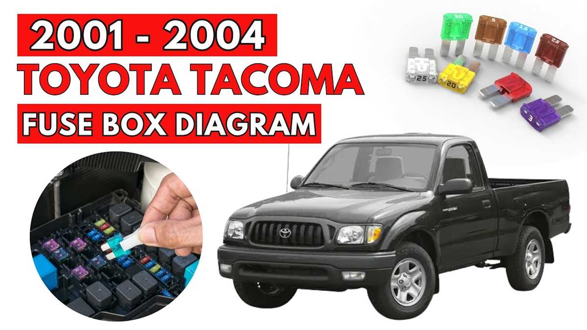 2004 toyota tacoma fuse box diagram