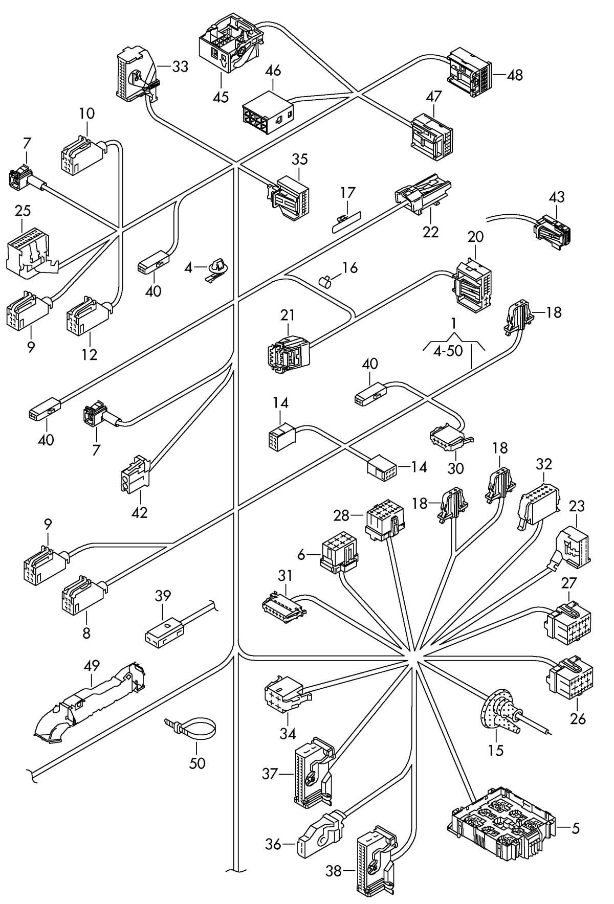 2004 vw touareg fuse box diagram