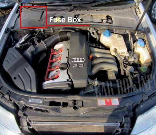 2004 audi a4 fuse box diagram
