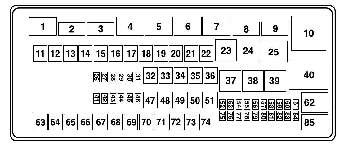 2004 ford e350 fuse panel diagram