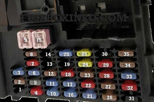 2004 ford escape fuse panel diagram