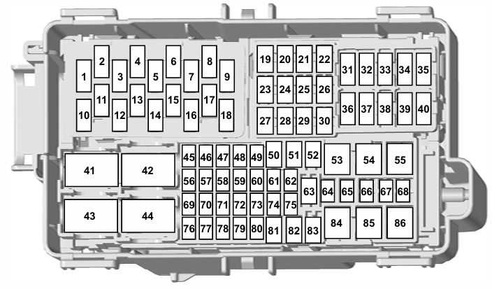 2004 ford transit connect fuse box diagram