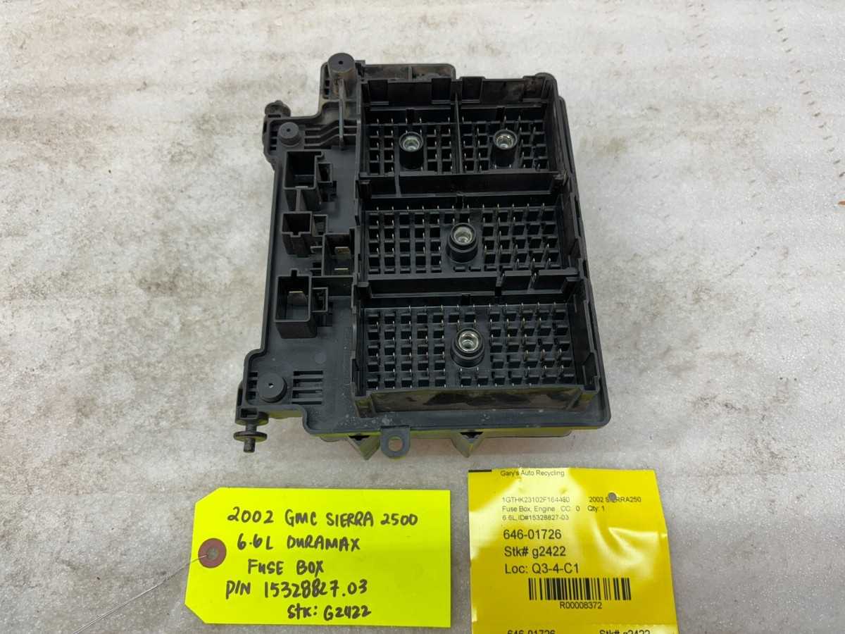 2004 gmc sierra 1500 fuse box diagram