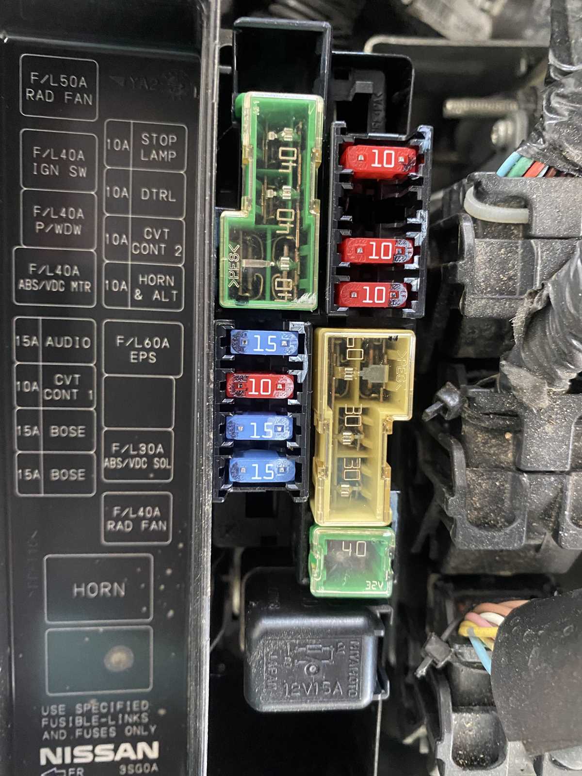 2004 nissan maxima 3.5 se fuse box diagram