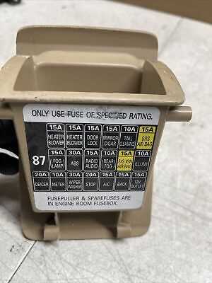 2004 subaru forester fuse box diagram