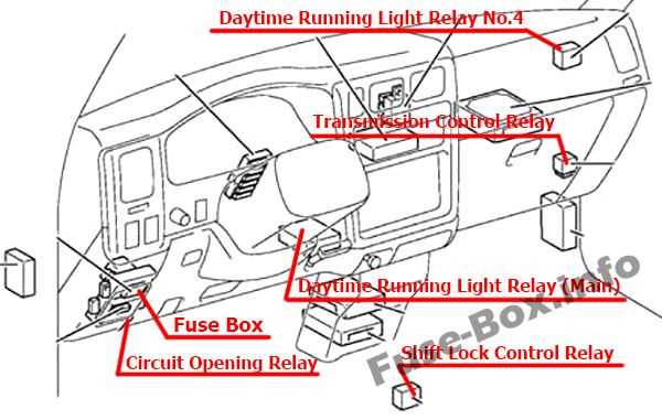 2004 tacoma fuse box diagram