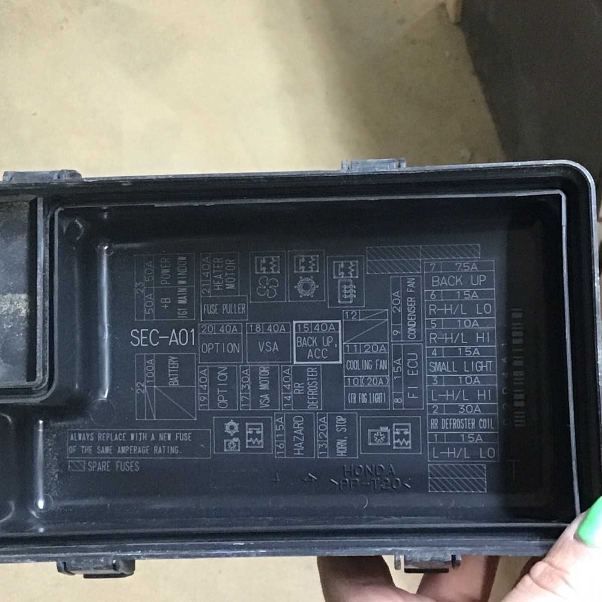 2005 acura tsx fuse box diagram