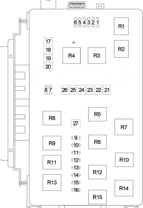 2005 chrysler 300 2.7 fuse box diagram