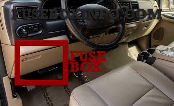 2005 ford excursion fuse panel diagram