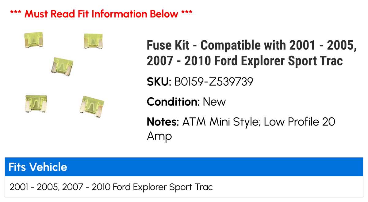 2005 ford explorer sport trac fuse box diagram