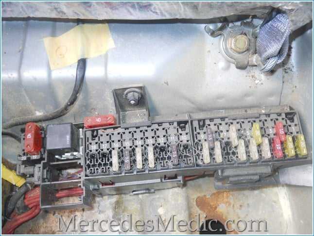 2005 clk 320 fuse box diagram