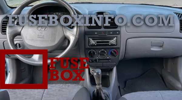 2005 hyundai accent fuse box diagram
