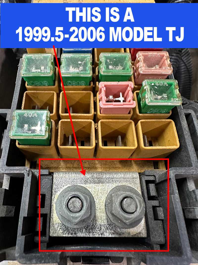 2005 jeep tj fuse box diagram