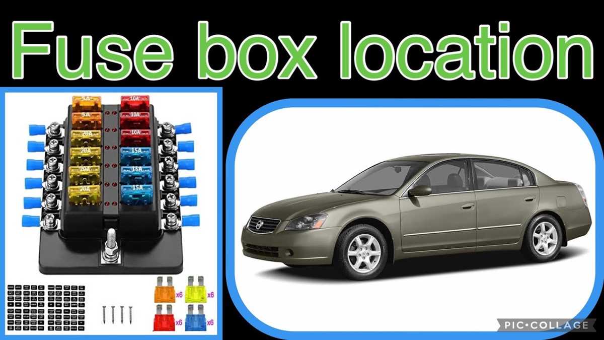 2005 nissan altima fuse box diagram