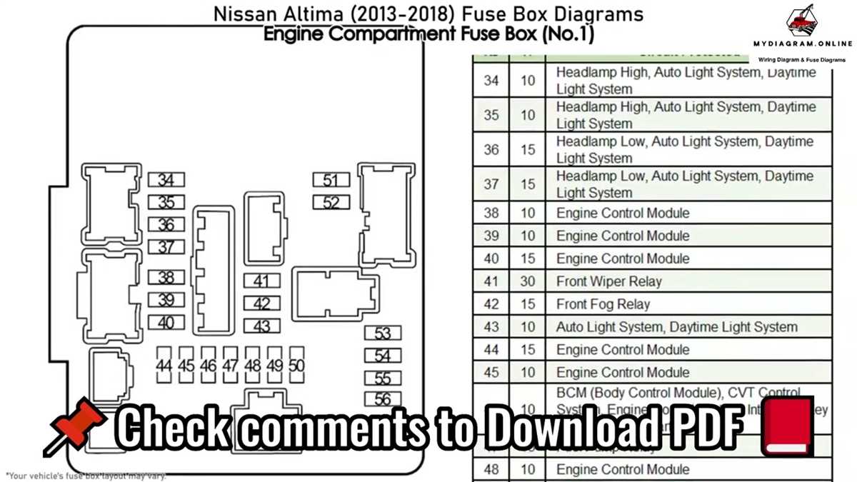 2005 nissan altima fuse diagram