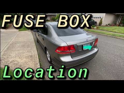 2005 saab 95 fuse box diagram