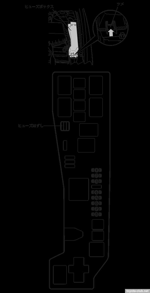2005 toyota corolla interior fuse box diagram