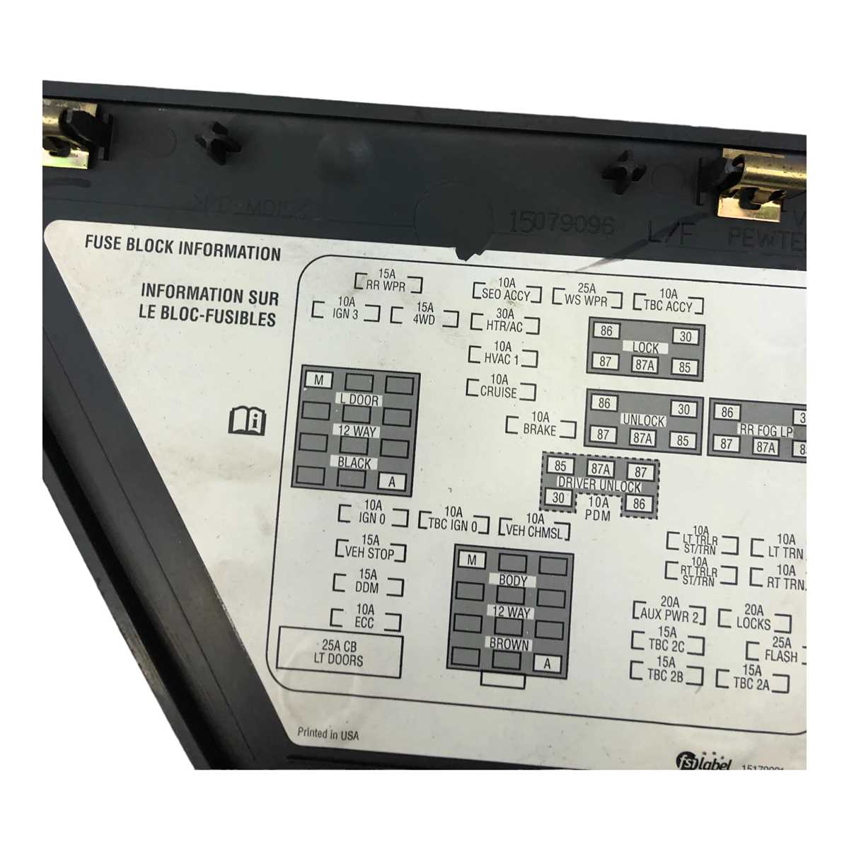 2006 chevy 1500 fuse diagram