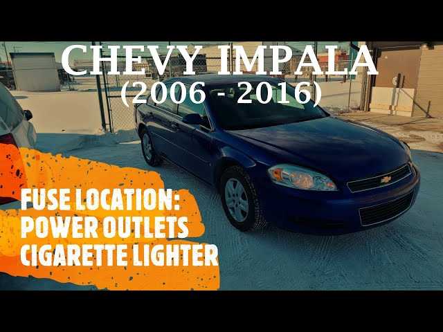 2006 chevy impala fuse diagram