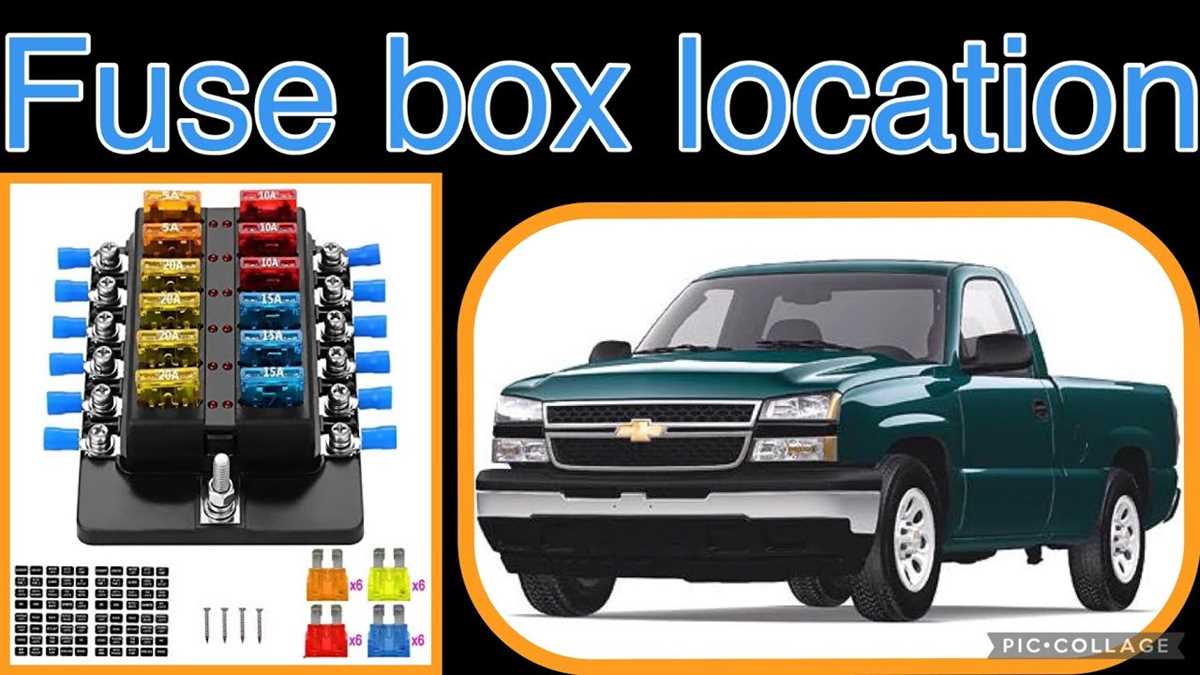2006 chevy silverado interior fuse box diagram