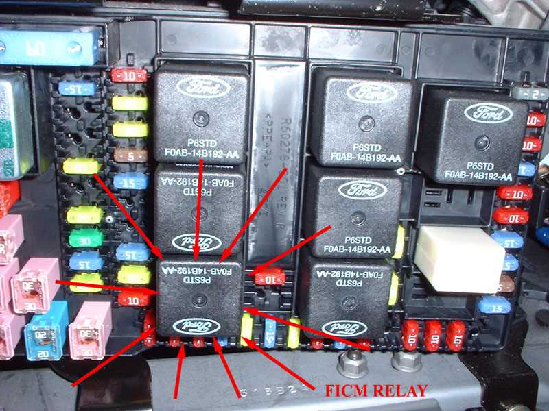 2006 ford f350 fuse diagram