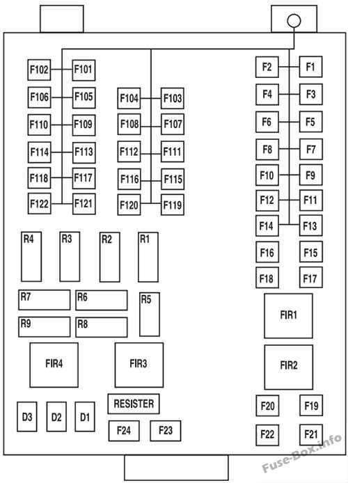 2006 ford f650 fuse diagram