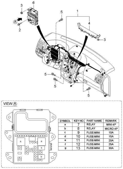 2006 kia spectra fuse diagram