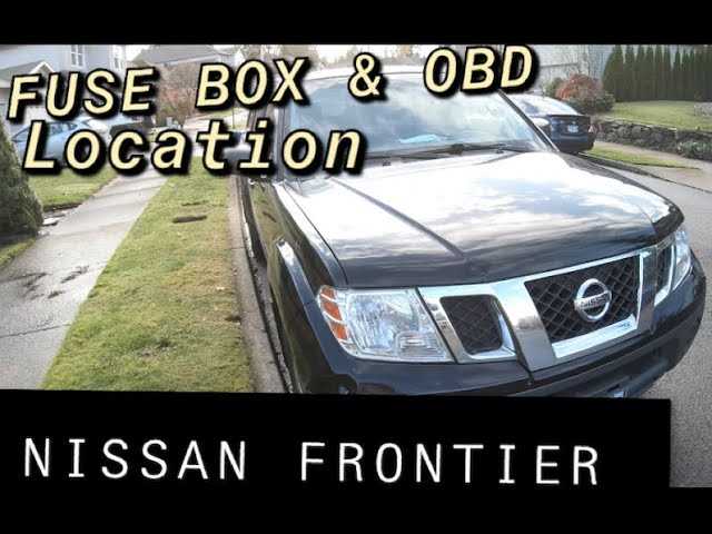 2006 nissan frontier fuse diagram