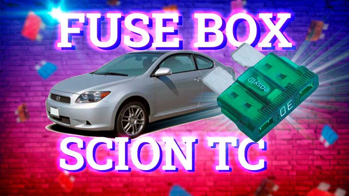 2006 scion tc interior fuse box diagram