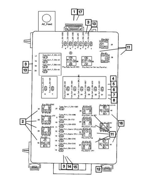 2006 dodge magnum srt8 fuse box diagram