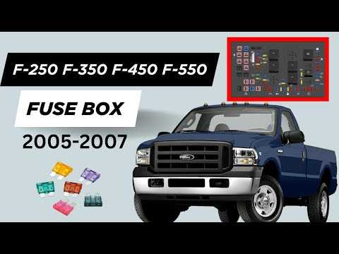 2006 f250 6.0 fuse box diagram