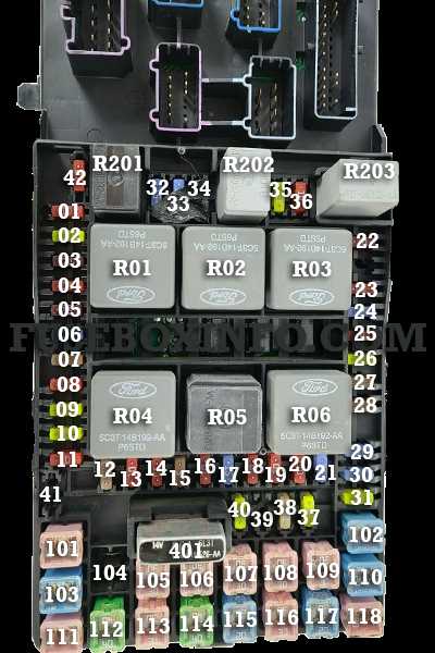 2006 ford f150 interior fuse box diagram